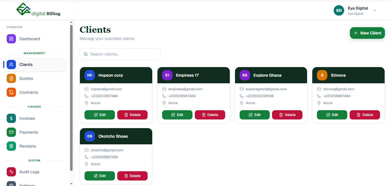 Billing API Facturation pour Freelances — aperçu 2