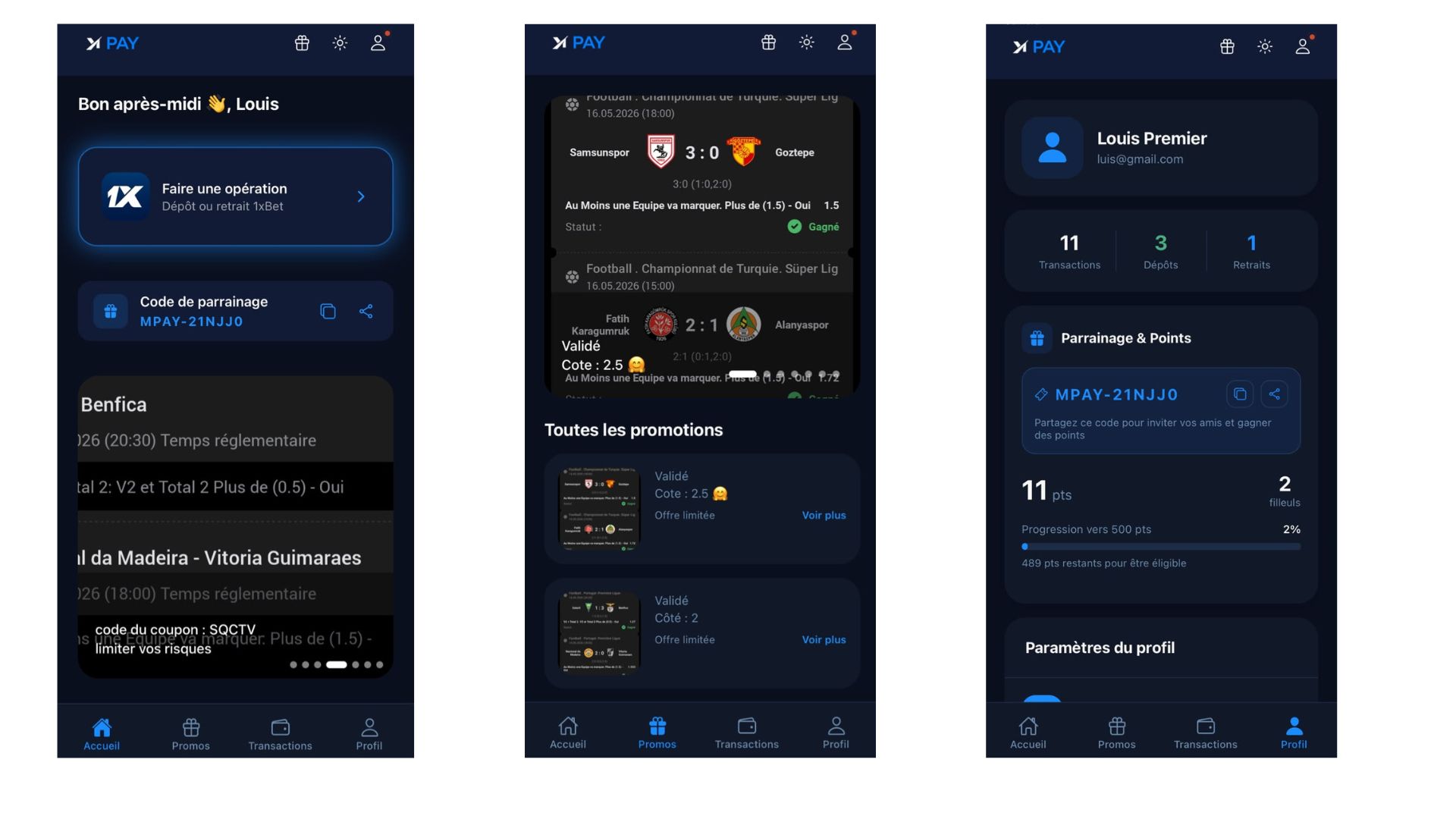 MPAY : Plateforme Mobile de Recharge & Retrait — aperçu 4