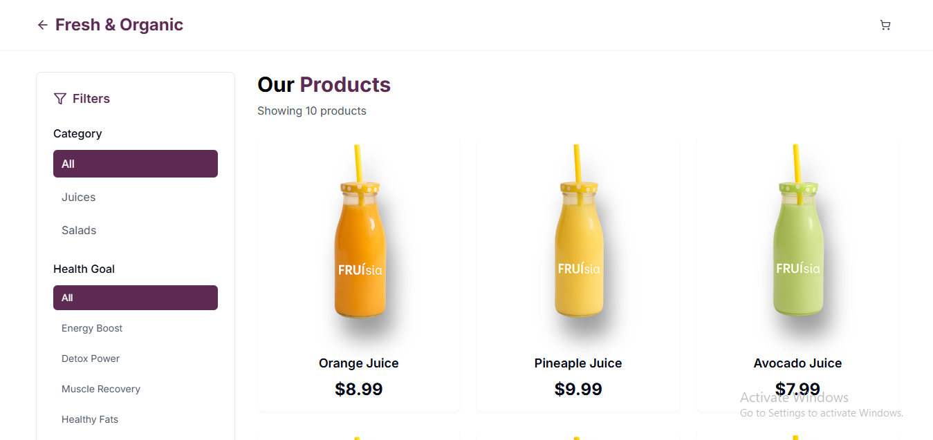 Fruisia : Boutique de Jus — aperçu 3