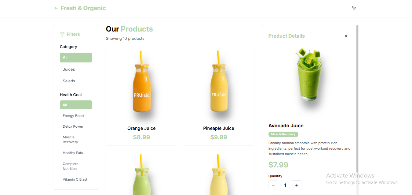 Fruisia : Boutique de Jus — aperçu 4