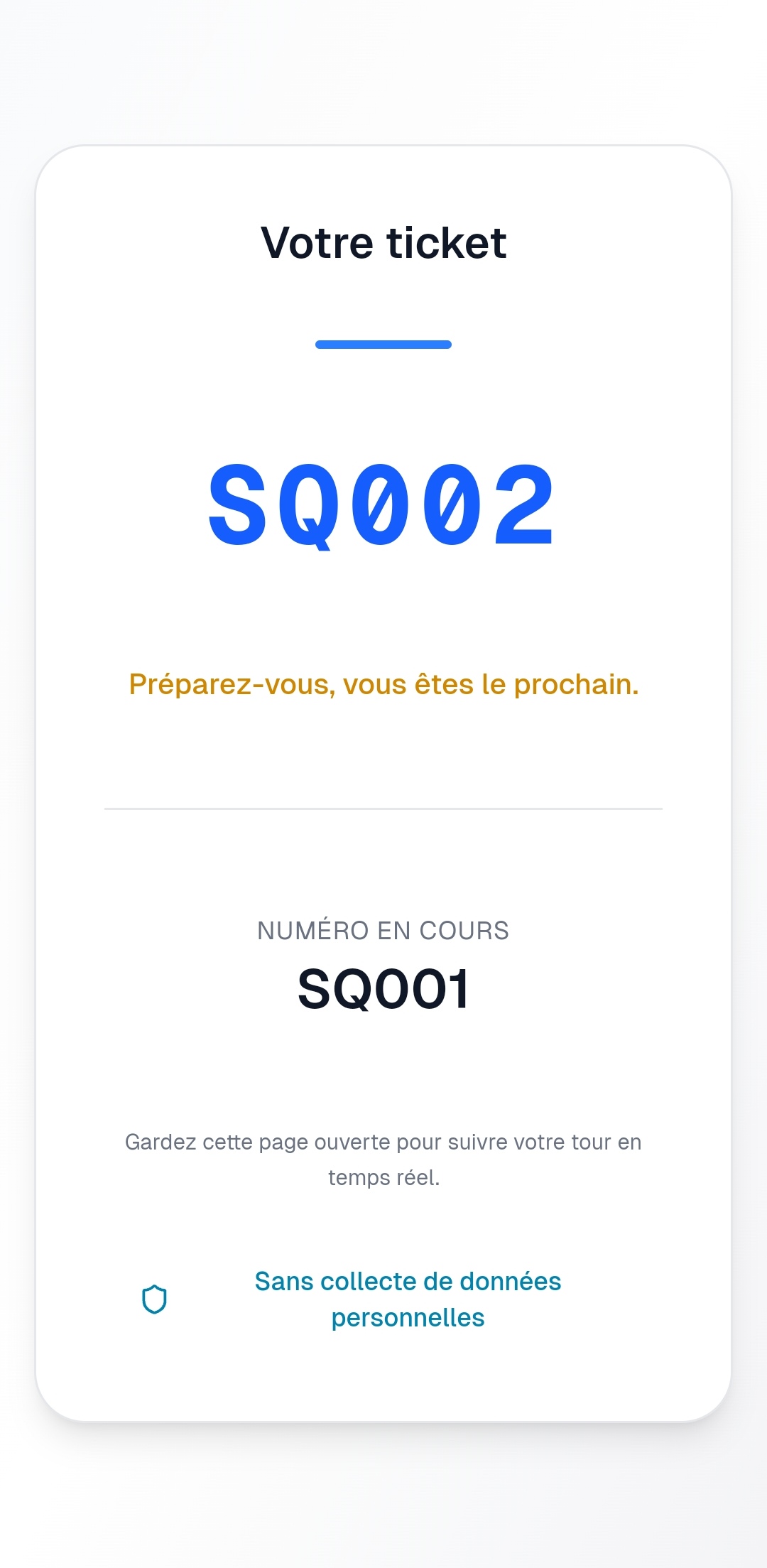 SmartQueue : Système de Gestion de File d'Attente via QR Code — aperçu 4